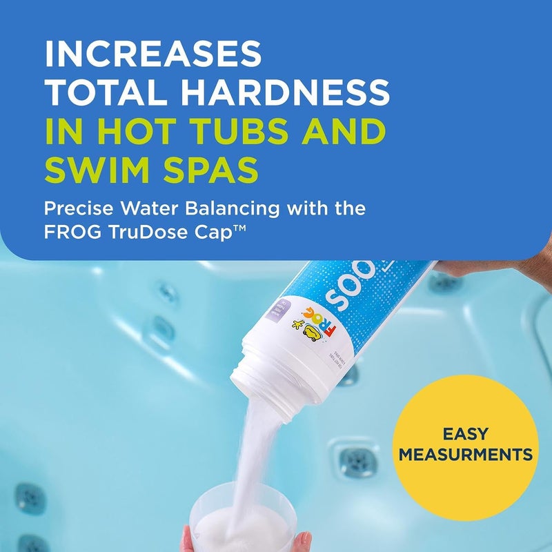 Frog Soothe Calcium Total Hardness Increaser for Hot Tubs and Swim Spas - 2 lb Bottle with TruDose Measuring Cap for Easy Maintenance & Balancing - 2 Pack - Image 2